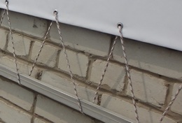 Крепление баннера к раме